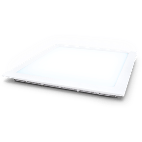 Plafon Led Quadrado Embutir 16,8x16,8cm 12W 1020Lms Bivolt Branco – Santa Fé | 3000K Cód. 103