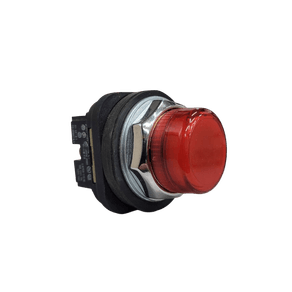 Botão Sinalizador Luminoso Ø30mm Metálico Vermelho P/ Lâmpada BA9s 250V Cód. XB3BV64 – Schneider
